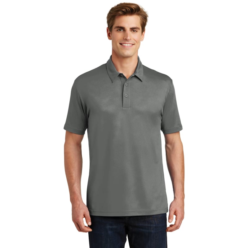 Sport-Tek Embossed PosiCharge Tough Polo . 10