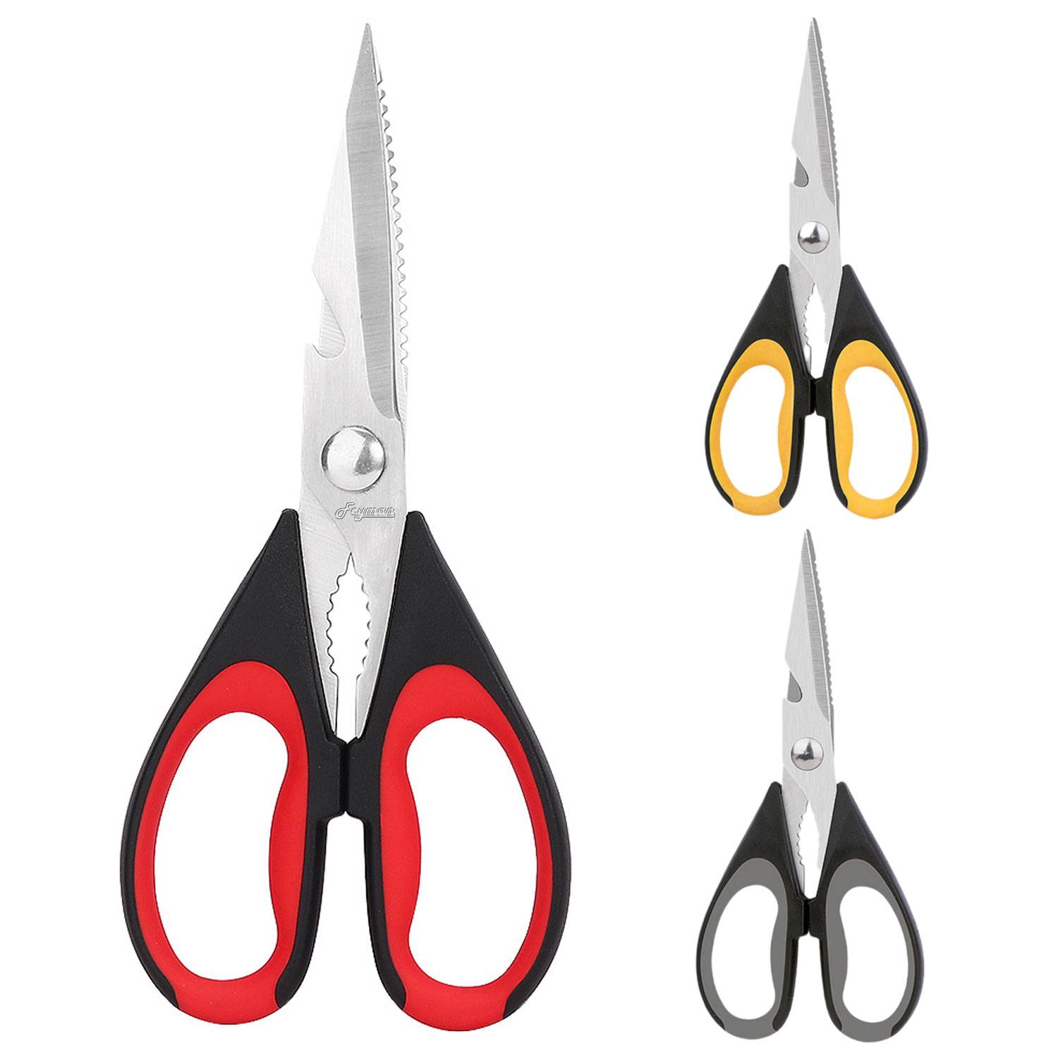 Household Stainless Steel Multifunctional Kitchen Scissors 4