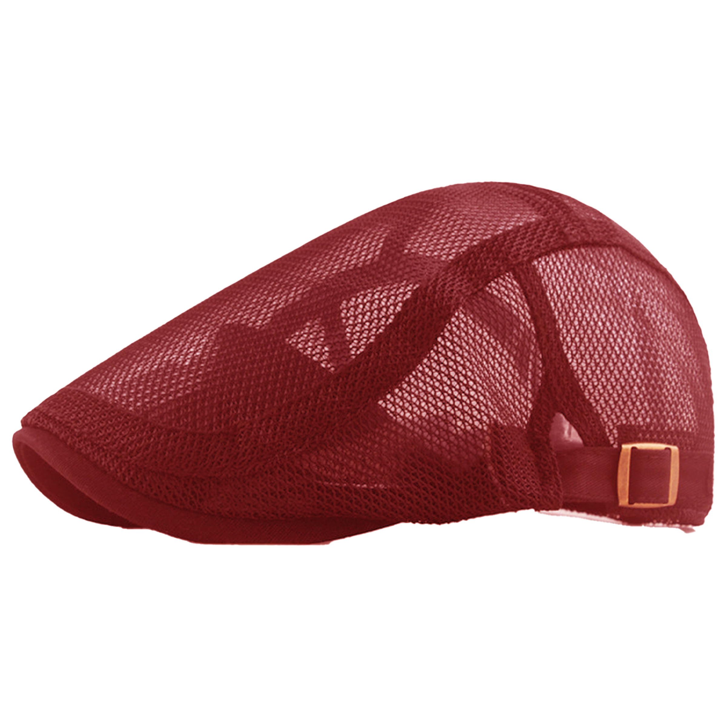 Cotton-Polyester Breathable Mesh Newsboy Cap For All-Season Comfort 4