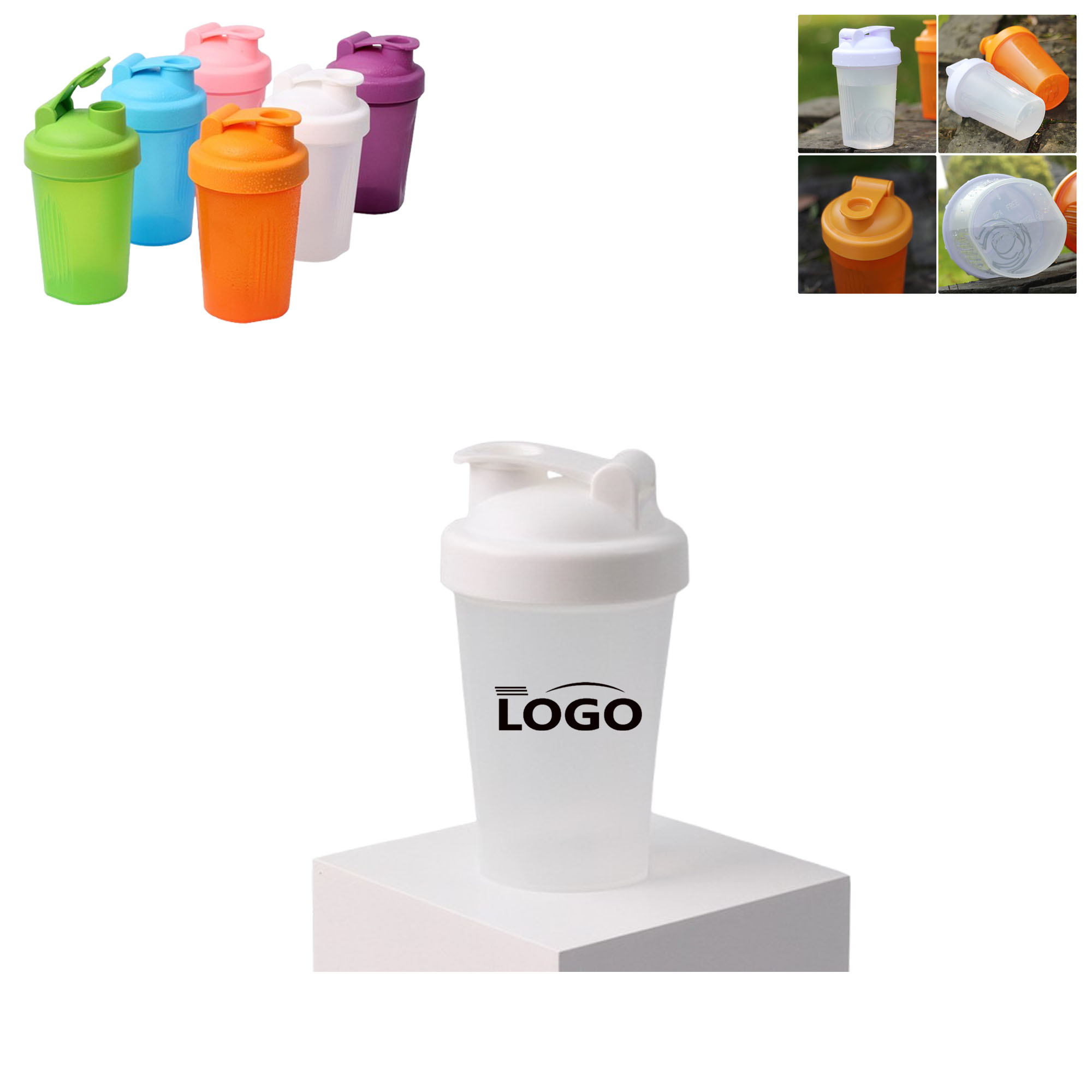 14oz Gym Shaker Cup Protein Cup With Shaker Ball 3