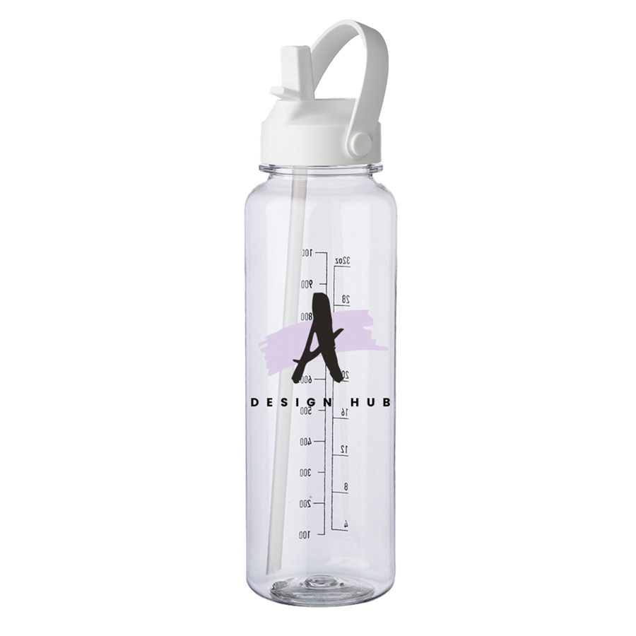 Plastic Water Bottle with Screw On Lid 40 oz. 8