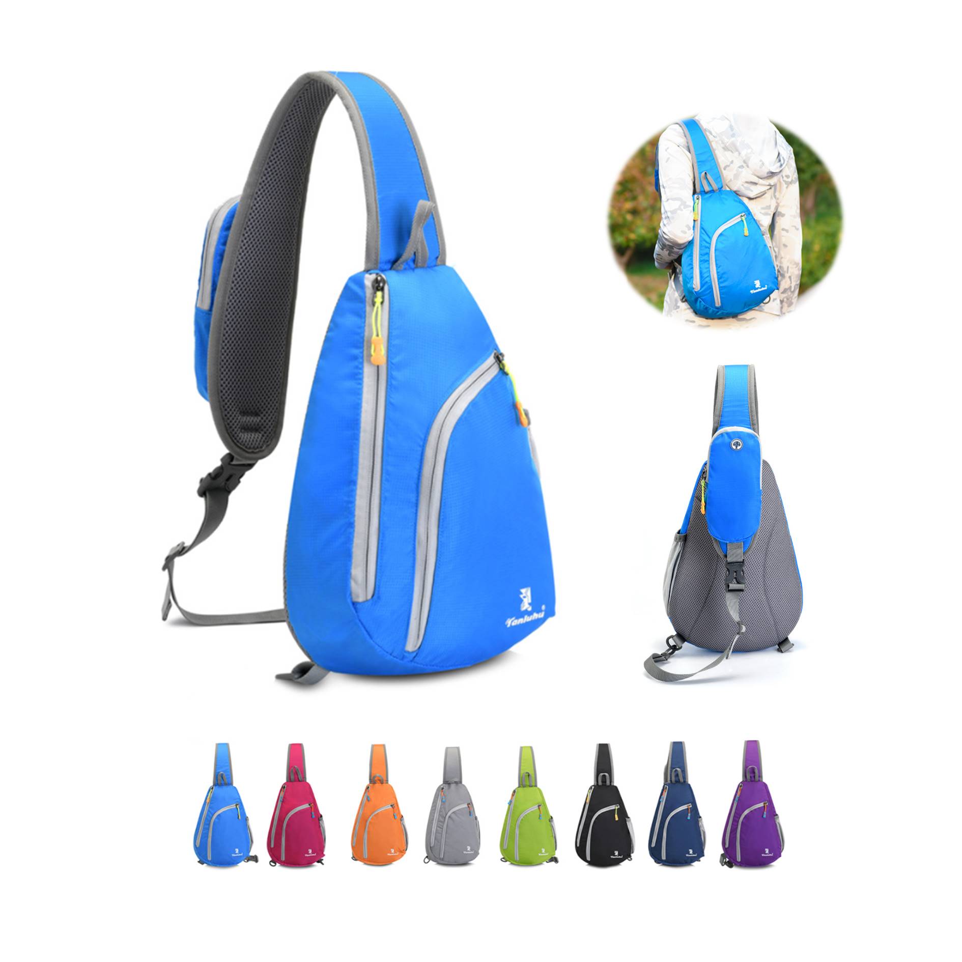 Outdoor Hiking Diagonal Shoulder Bag 3