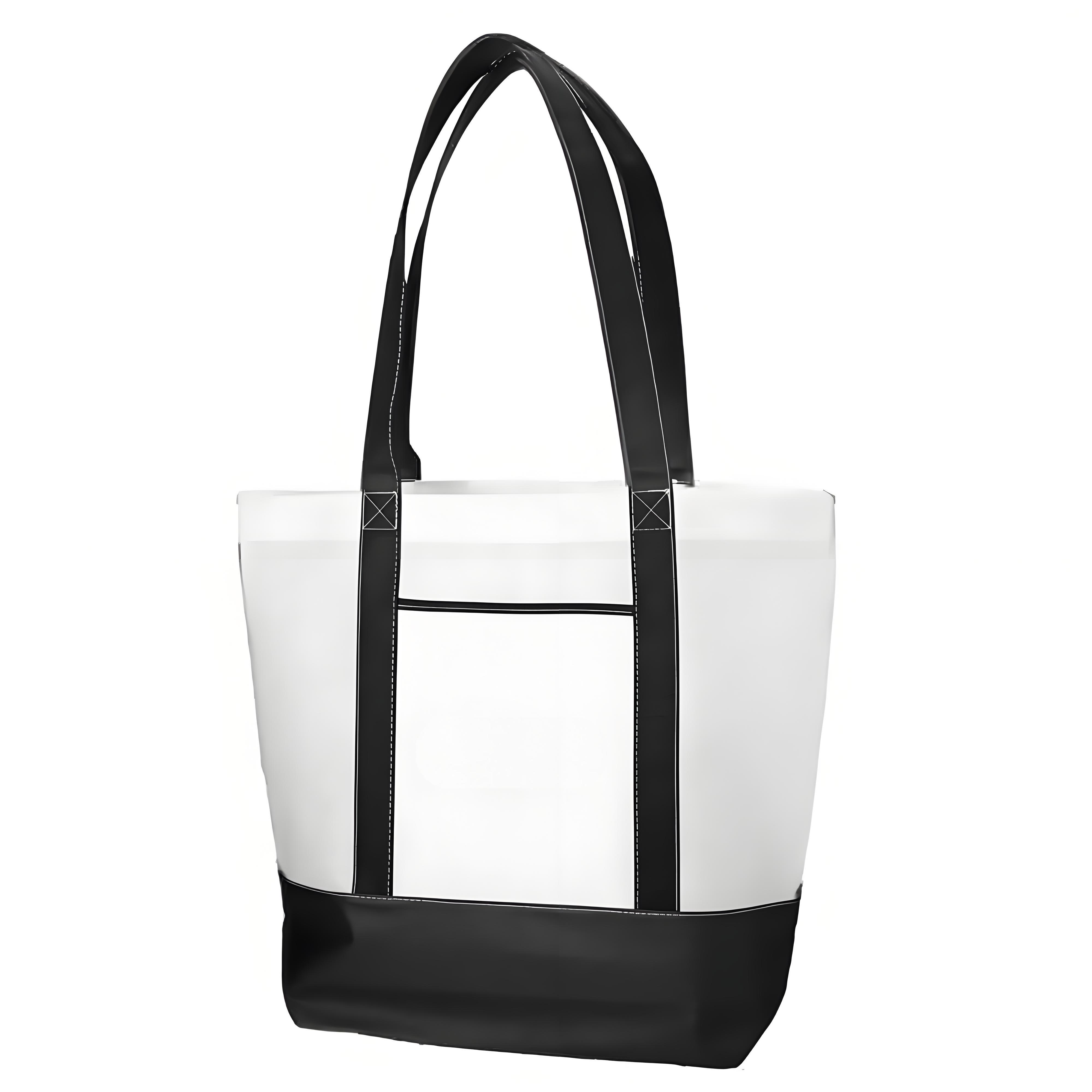 Non-Woven Nautical Tote Bag W/ Front Pocket 6