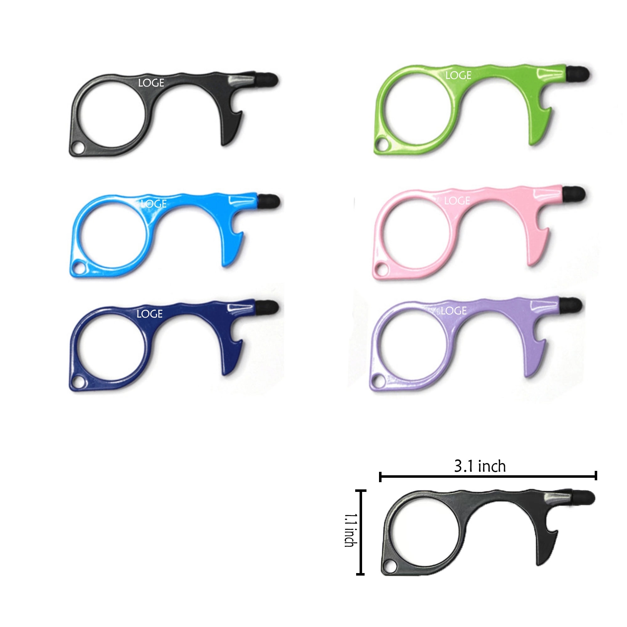 Non Touch Keychain MOQ 50pcs 1