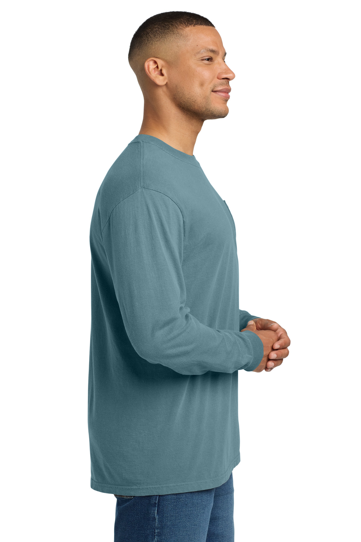 COMFORT COLORS Heavyweight Ring Spun Long Sleeve Pocket Tee. 4410 30