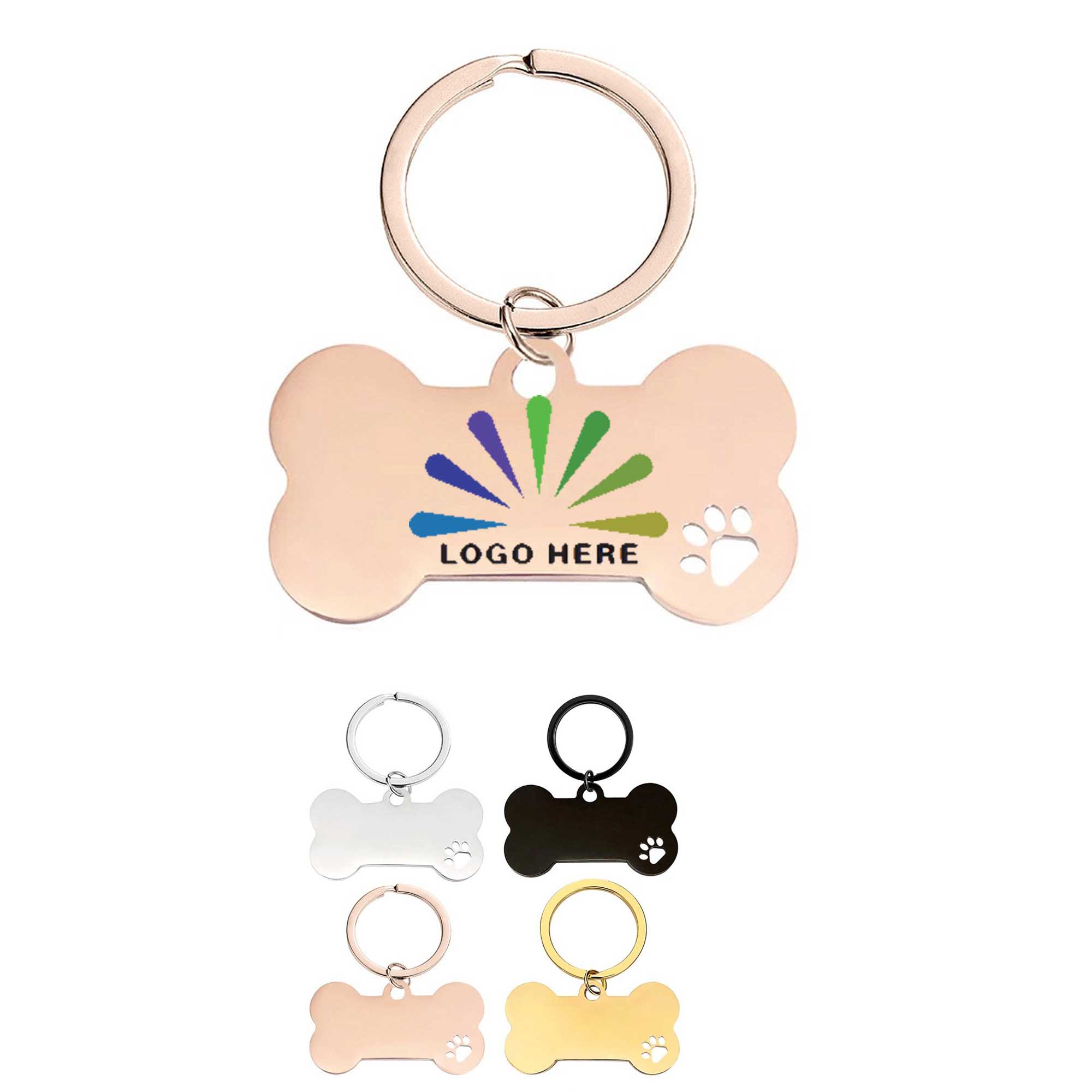 Pet Dog ID Tag Keyring 3