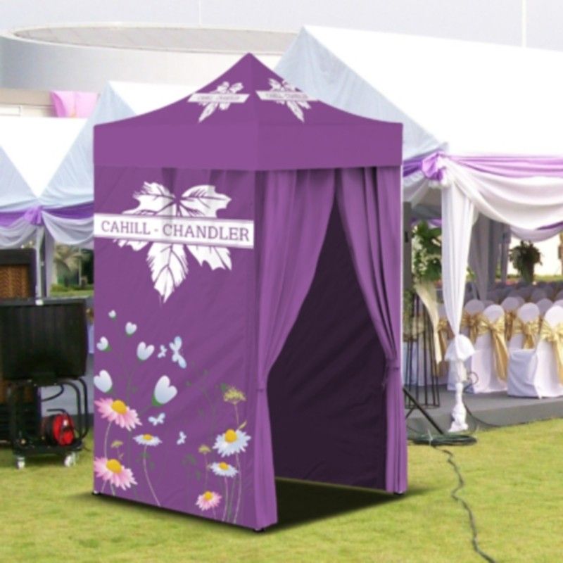 Pop Up Changing Room Tent with Custom Print changing tent 3
