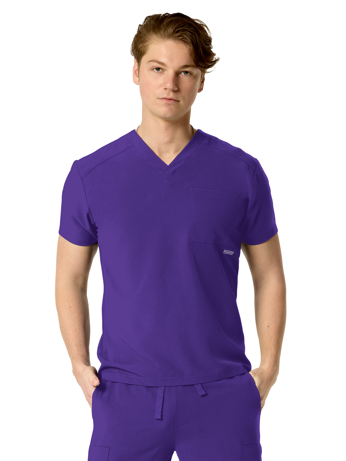 Parkley ABC - Men's One-Pocket SANTIAGO Basic V-Neck Top 3