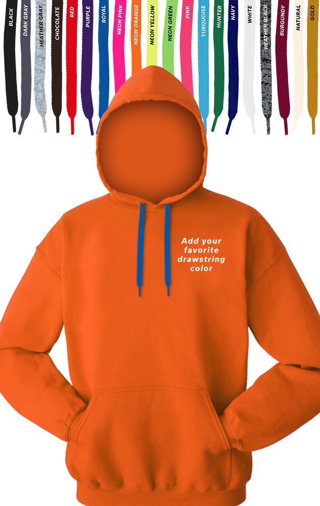Custom Drawstring Pullover Hoodie, custom hoodie or sweatshirt with logo imprint 28