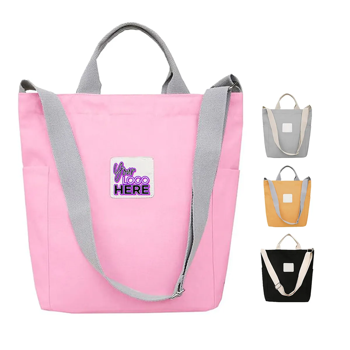 Shoulder Canvas Backpack Large Crossbody Bag 2