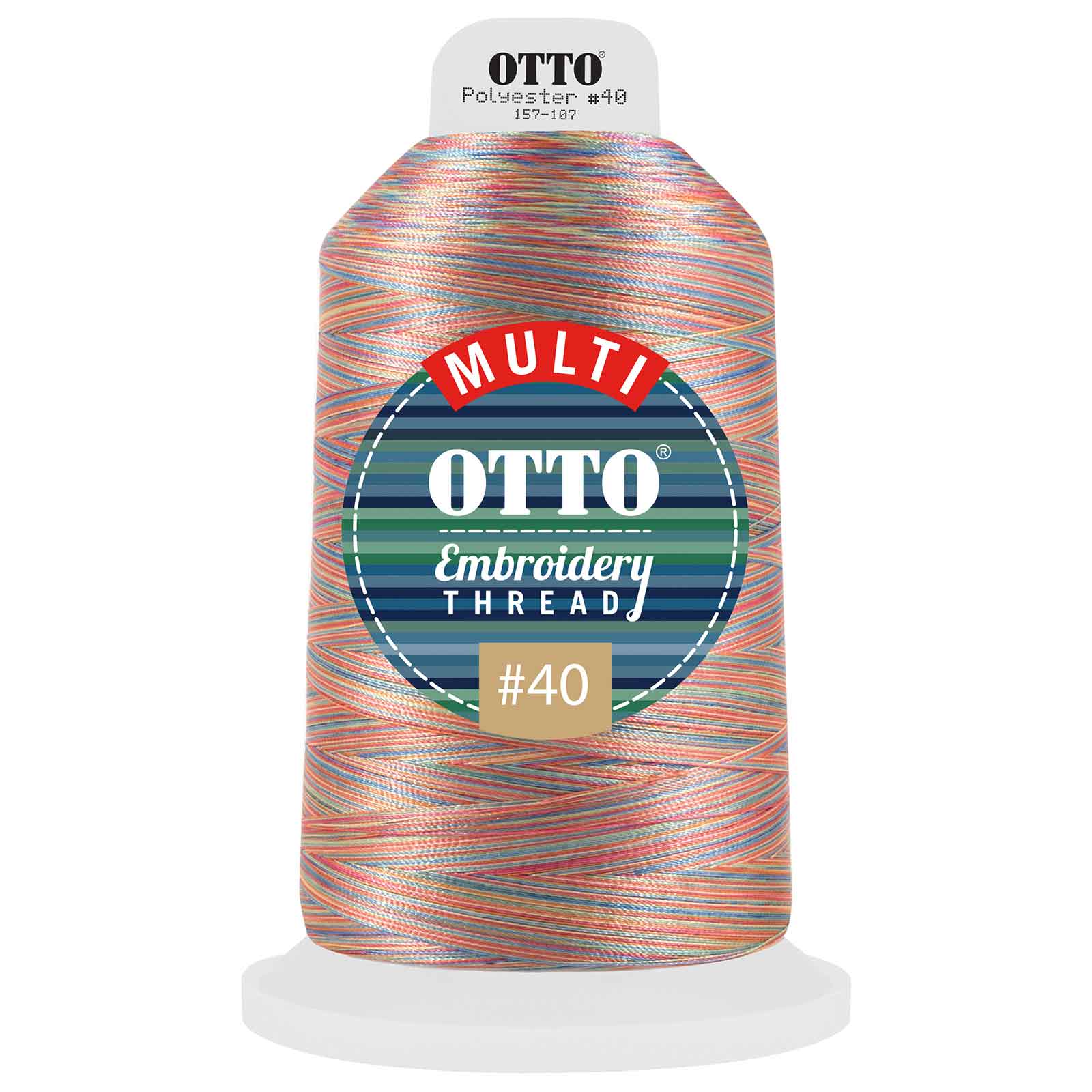 OTTO Embroidery Multicolor Thread #40 5,500 yd. King Cone 23