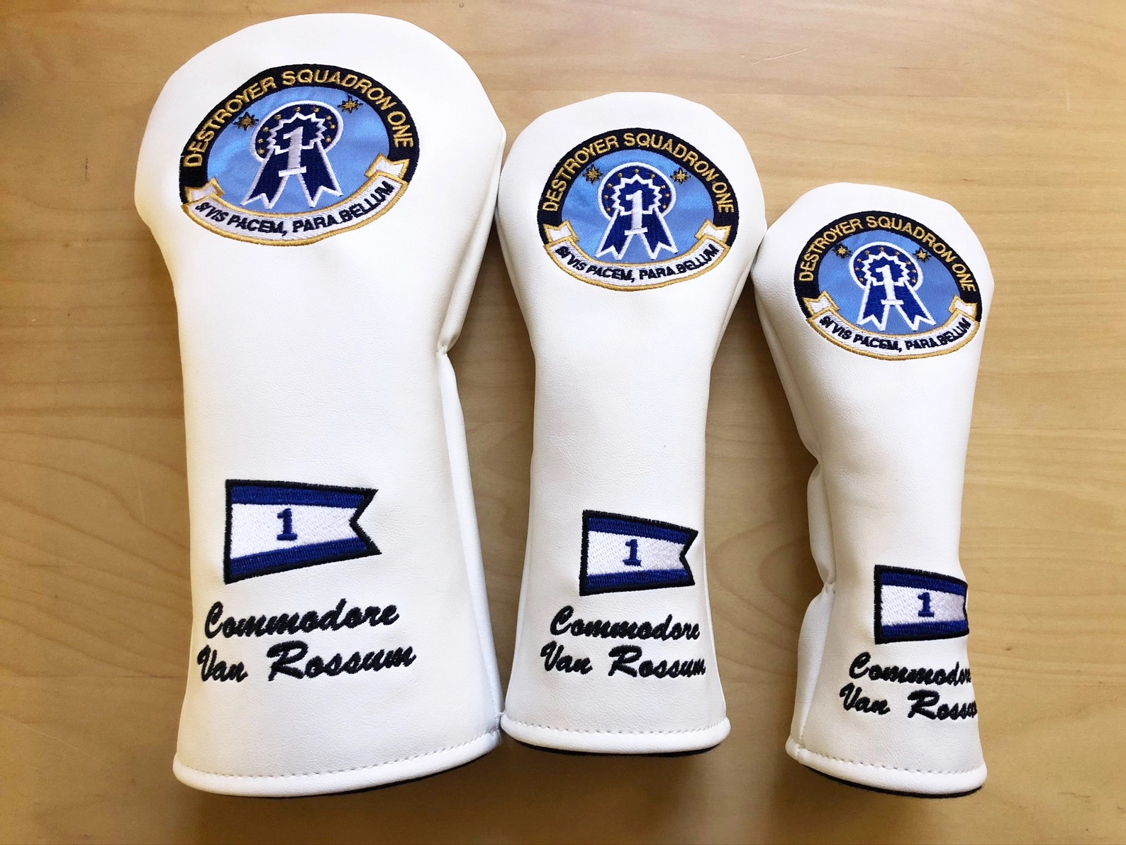 Custom PU Leather Fairway Wood Headcover 3