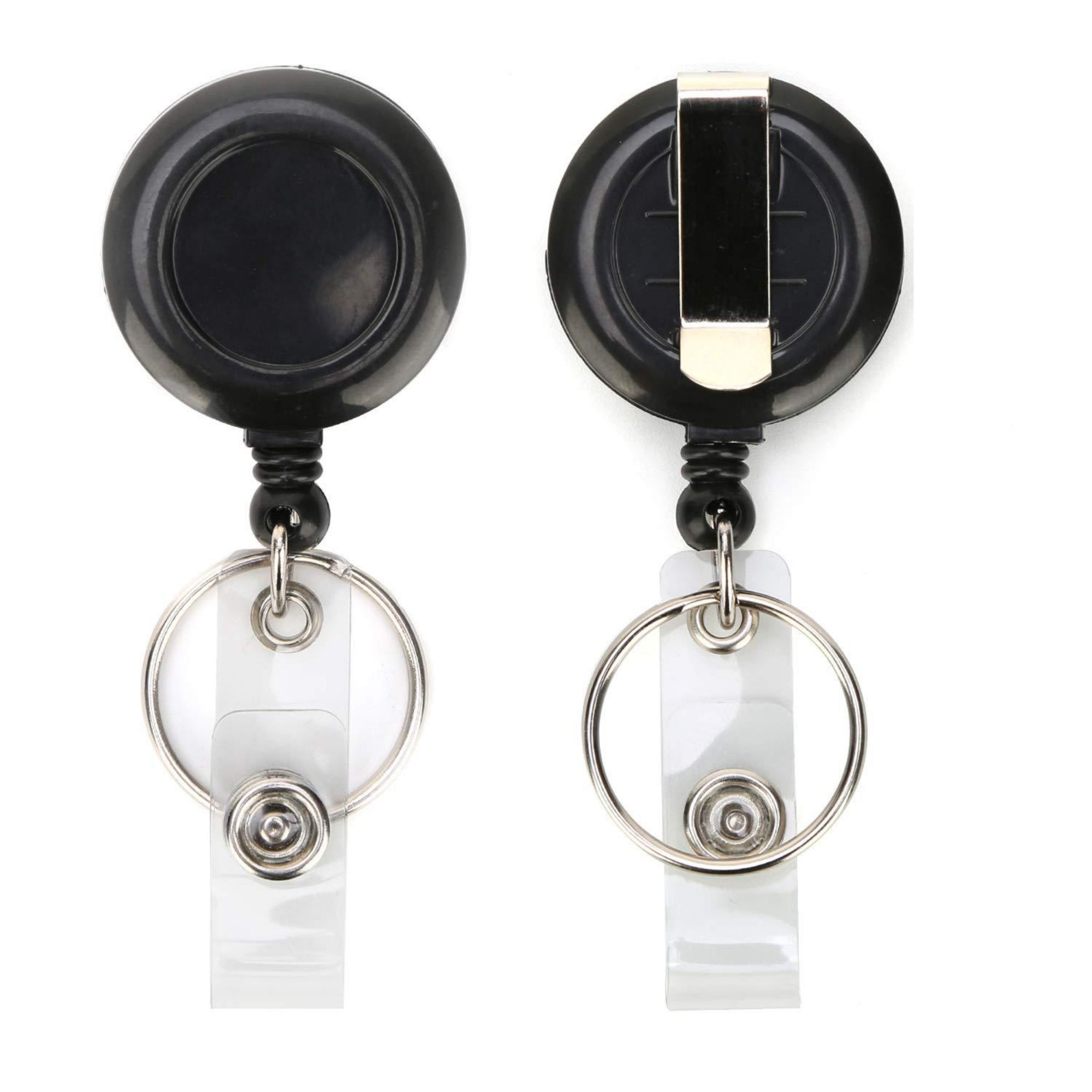 Lanyard Black Retractable Badge 3