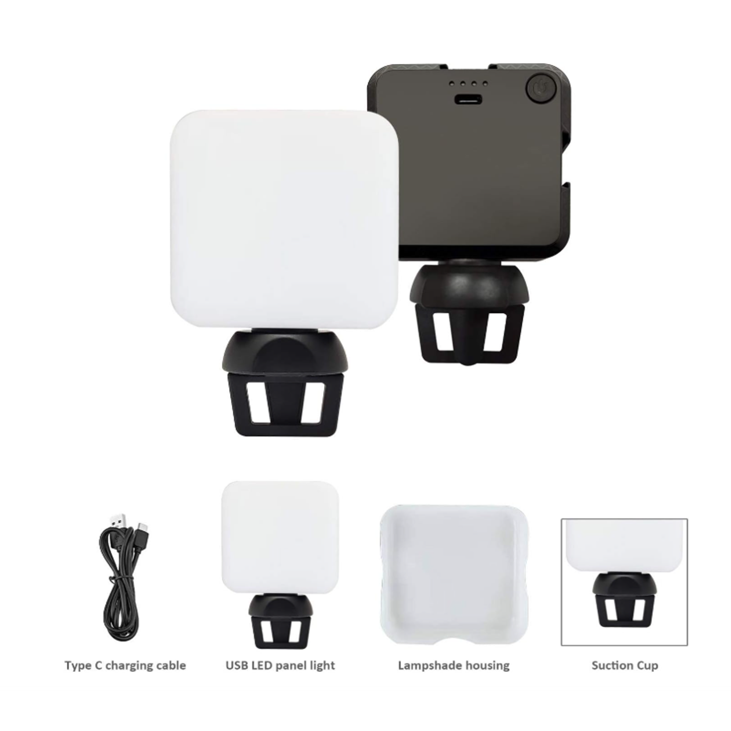 Sturdy And Abs LED Fill Light for Laptop Live Streaming 2