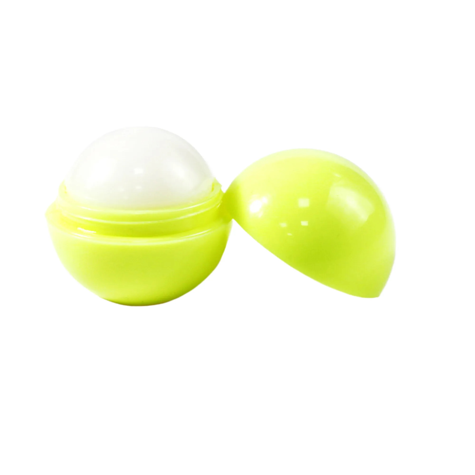 MOQ50 Creative Fruit Scented Round Ball Lip Balm 2