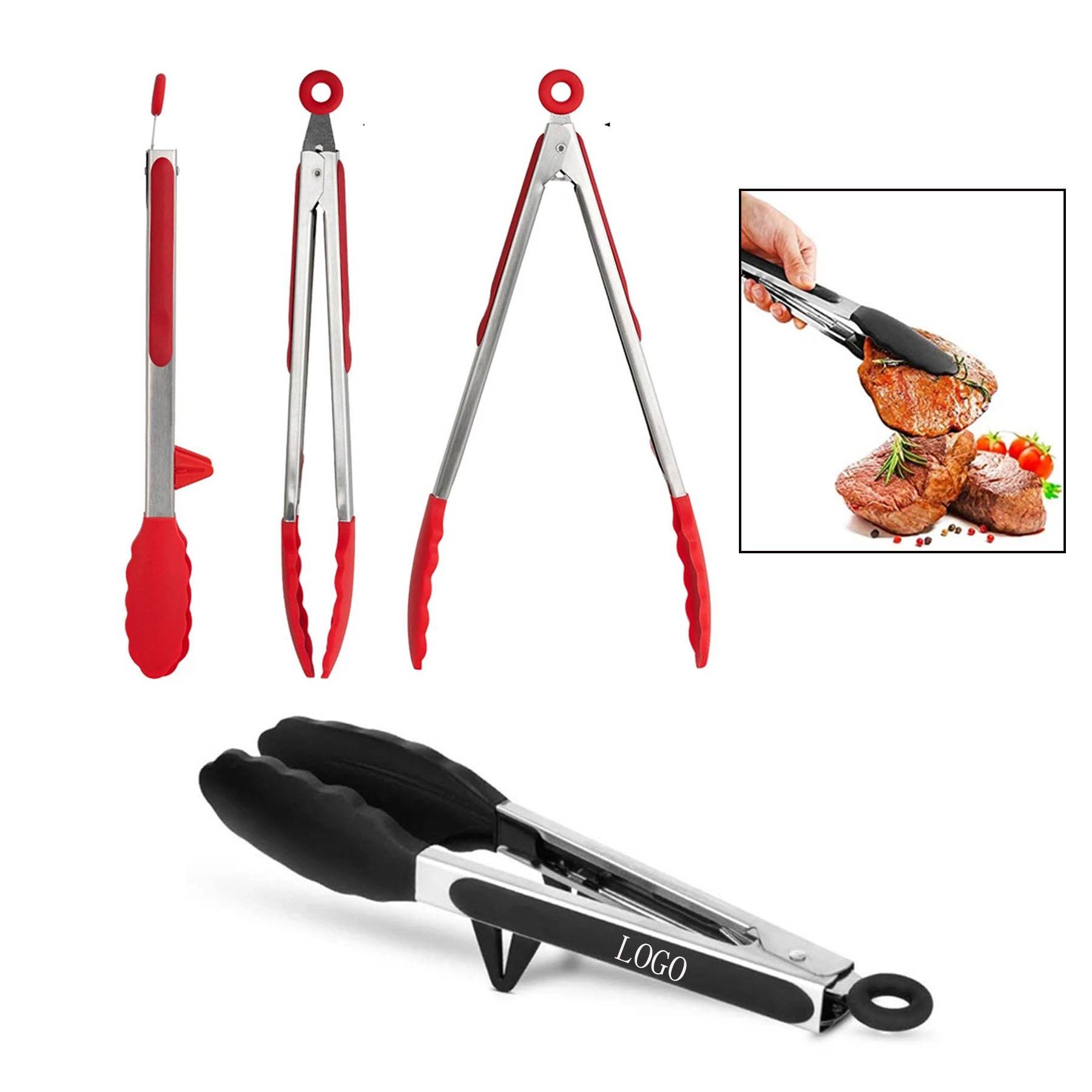 Stainless Steel Cooking Food Tongs