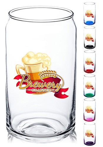 16 oz. ARC Can Shaped Beer Glasses