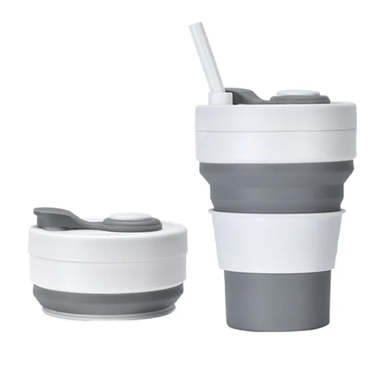 12oz Collapsible Travel Silicone Cup 4