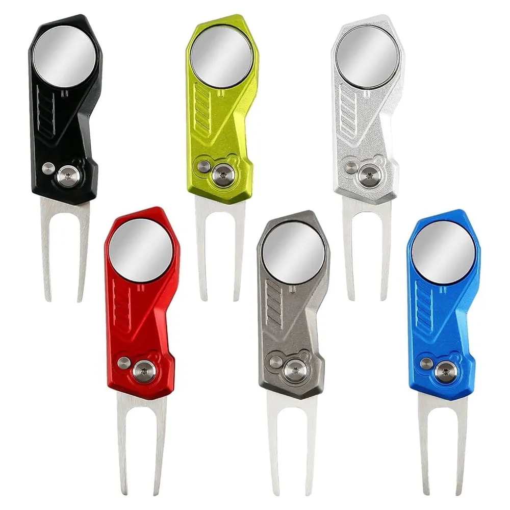 Foldable Metal Divot Tool with Ball Marker 3