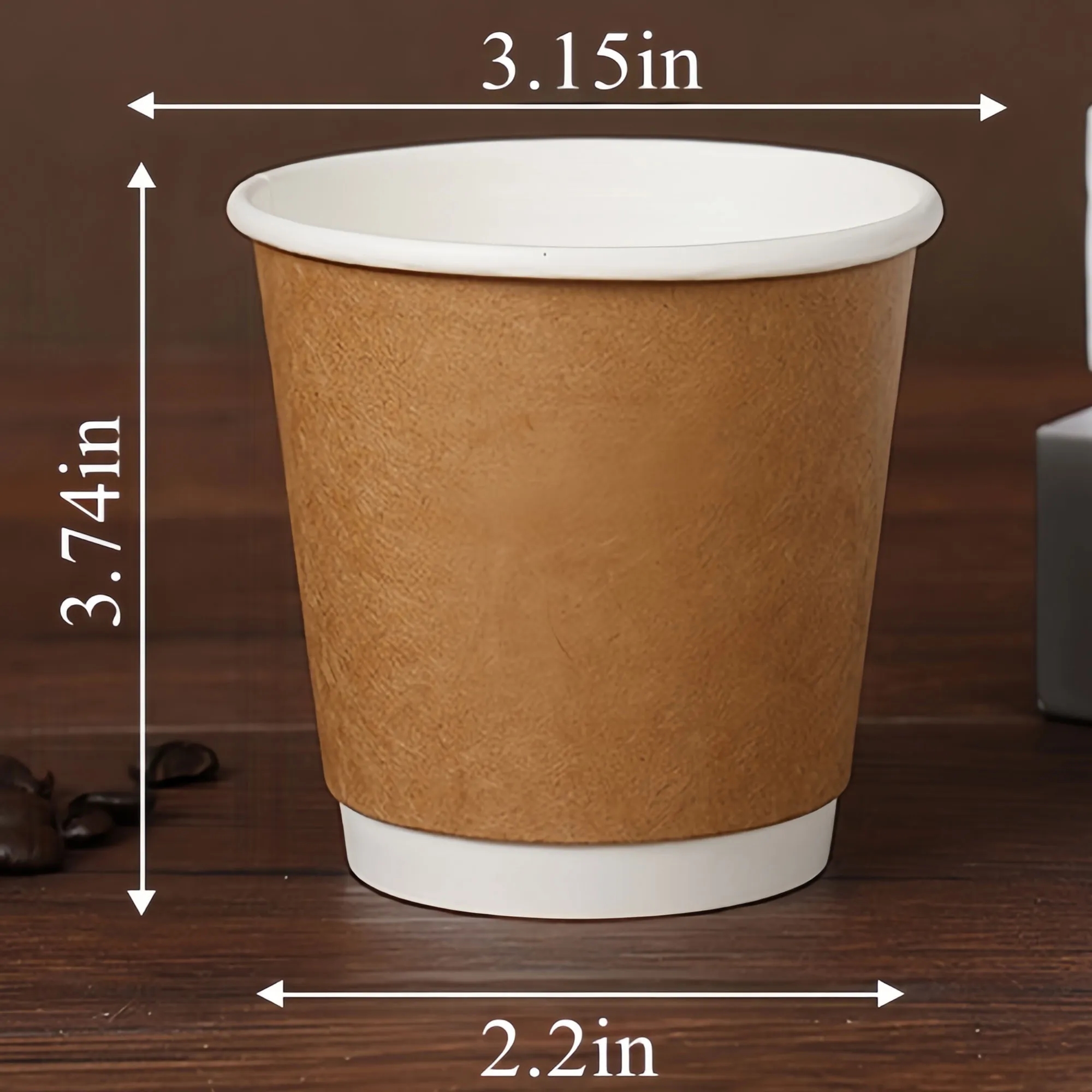 Spot Supply Custom Insulated Hot Drink Paper Cups 4