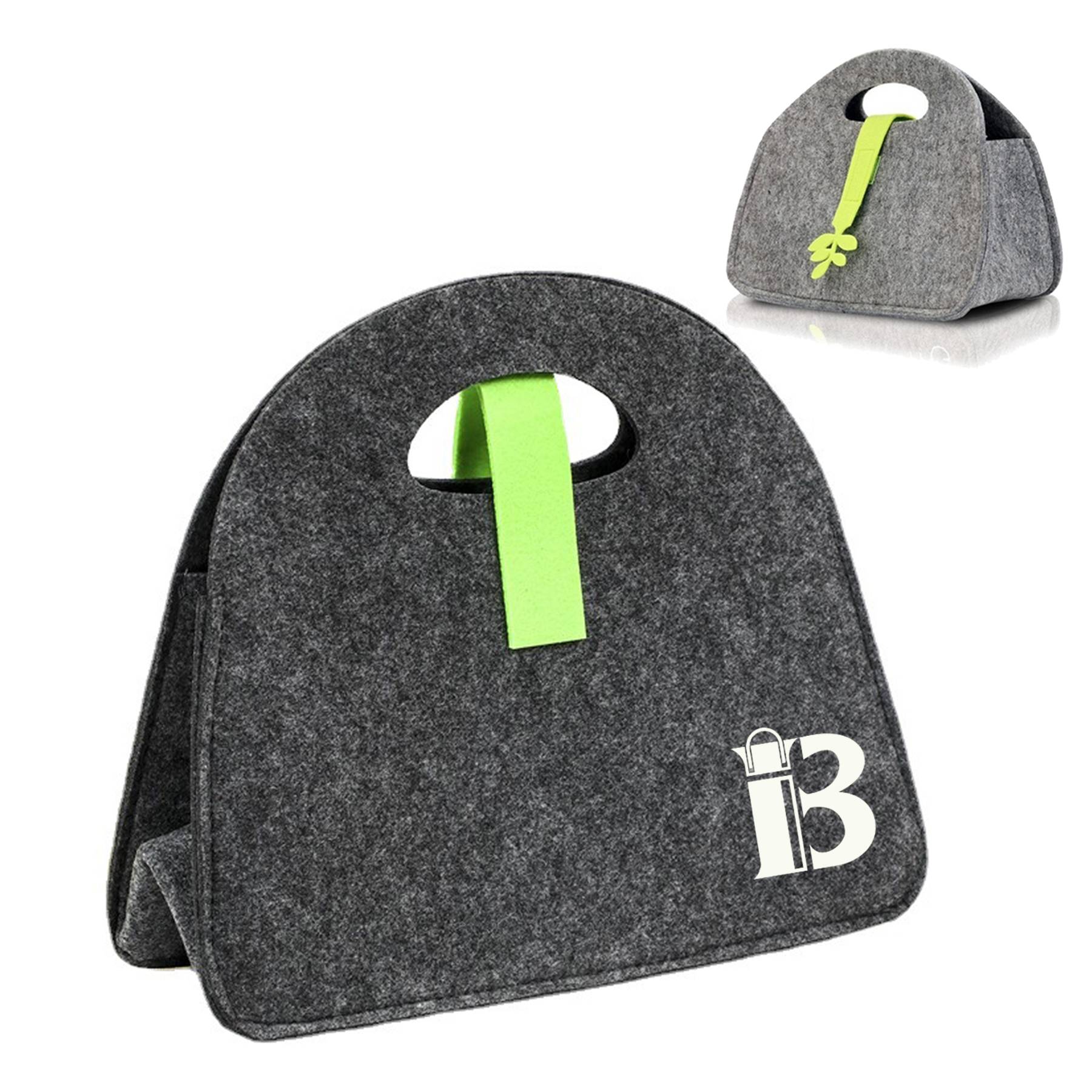 Insulated Felt Lunch Box Handbag 2