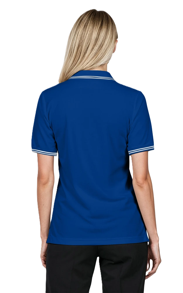 Ladies' Superblend Tipped Pique Polo 48