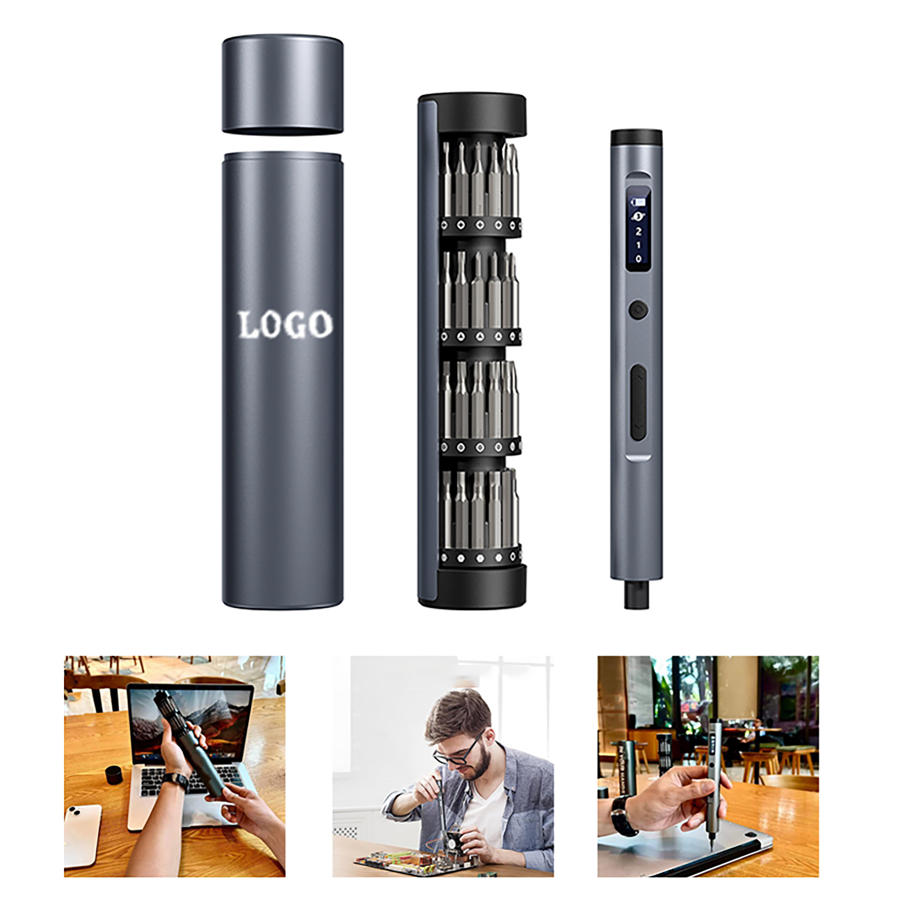 Mini Electric Screwdriver Cordless Set 2