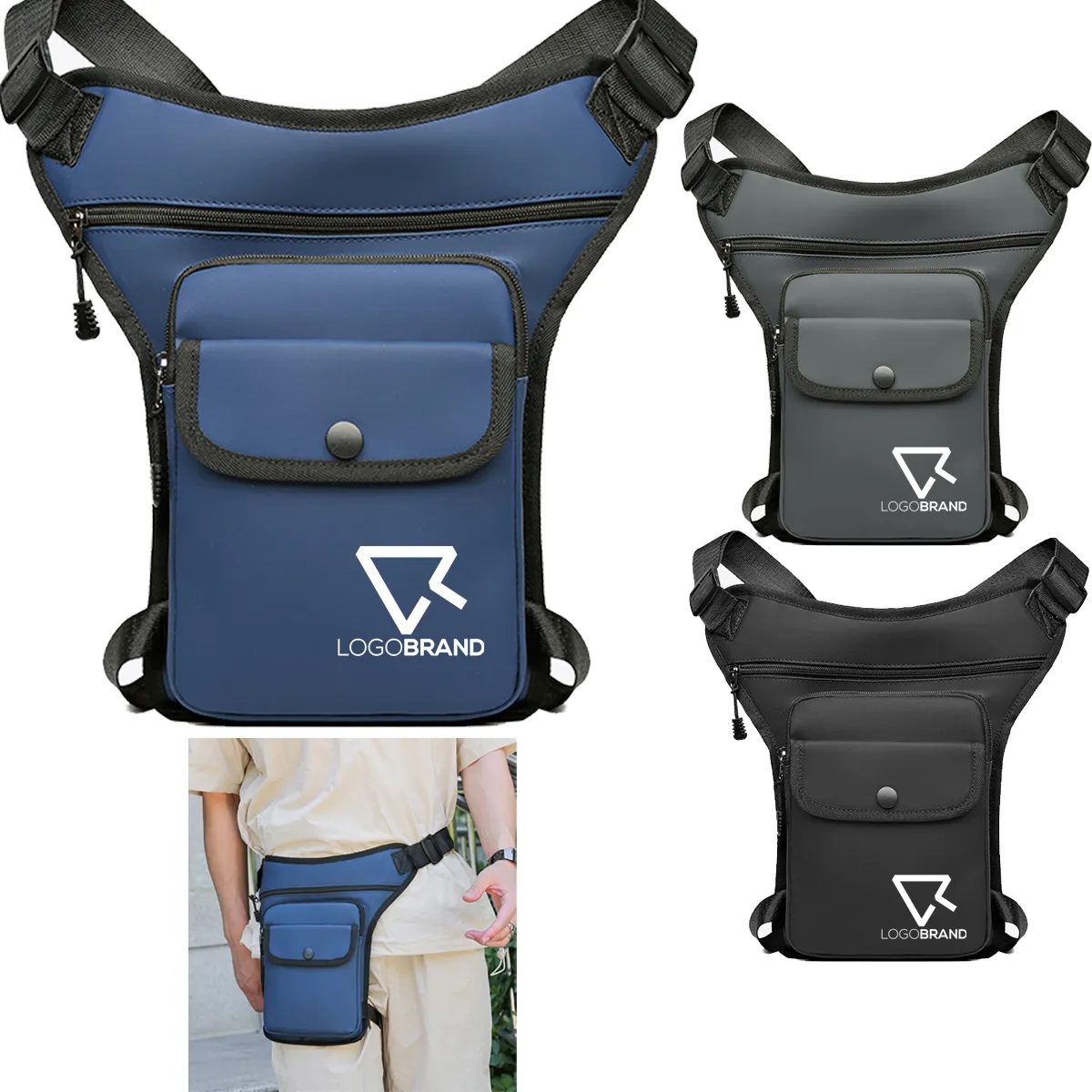 Small Sports Sling Phone Crossbody Bag Waist Pack 5