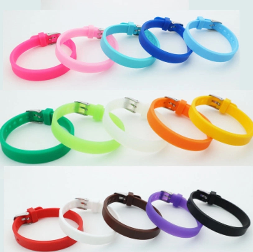 Adjustable Silicone Wristband Bracelets 4