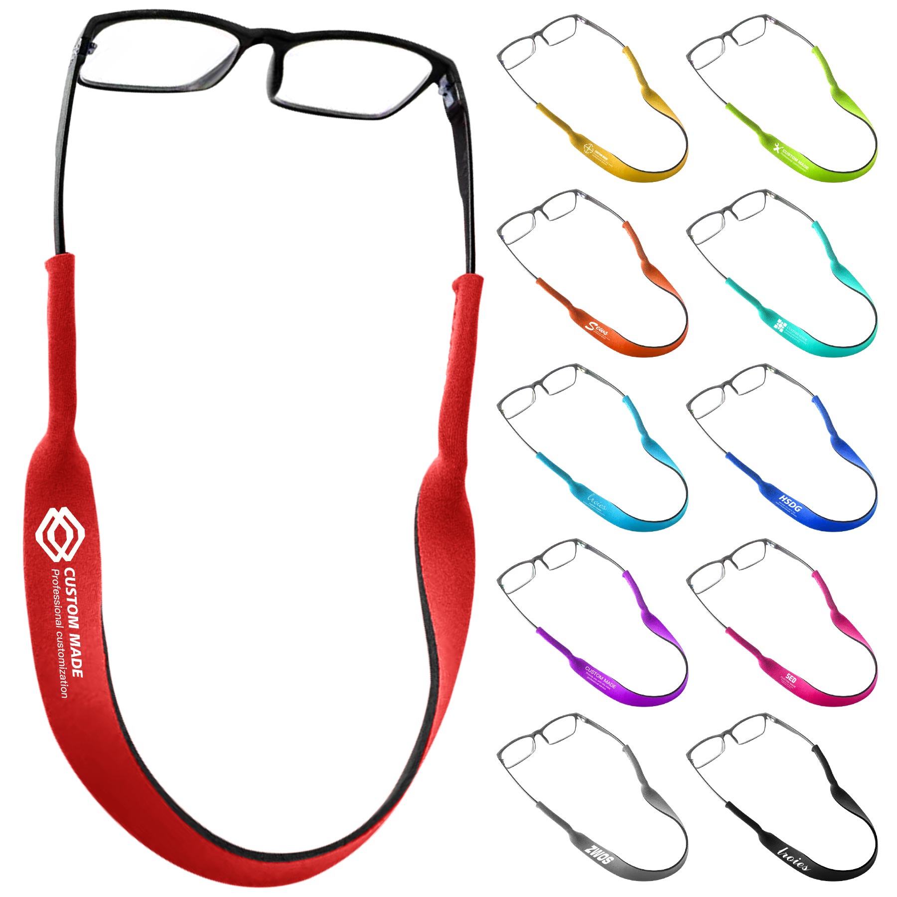 Neoprene Strap Adjustable Sunglasses Retainer 2