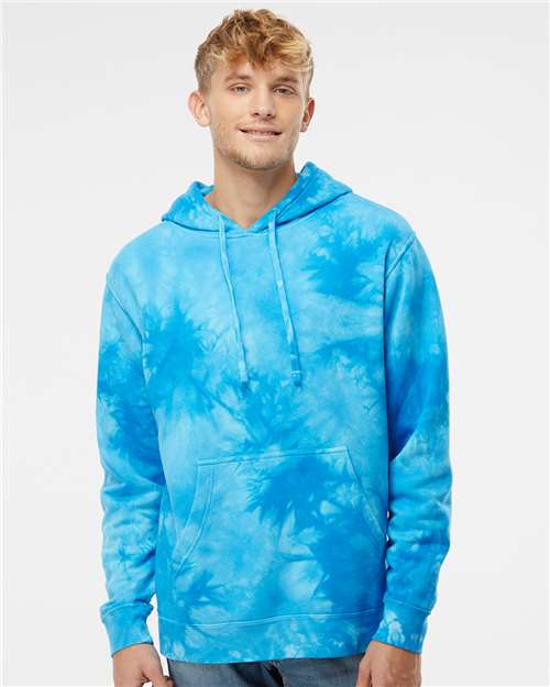 Unisex Midweight Tie-Dyed Hooded Sweatshirt - PRM4500TD 15