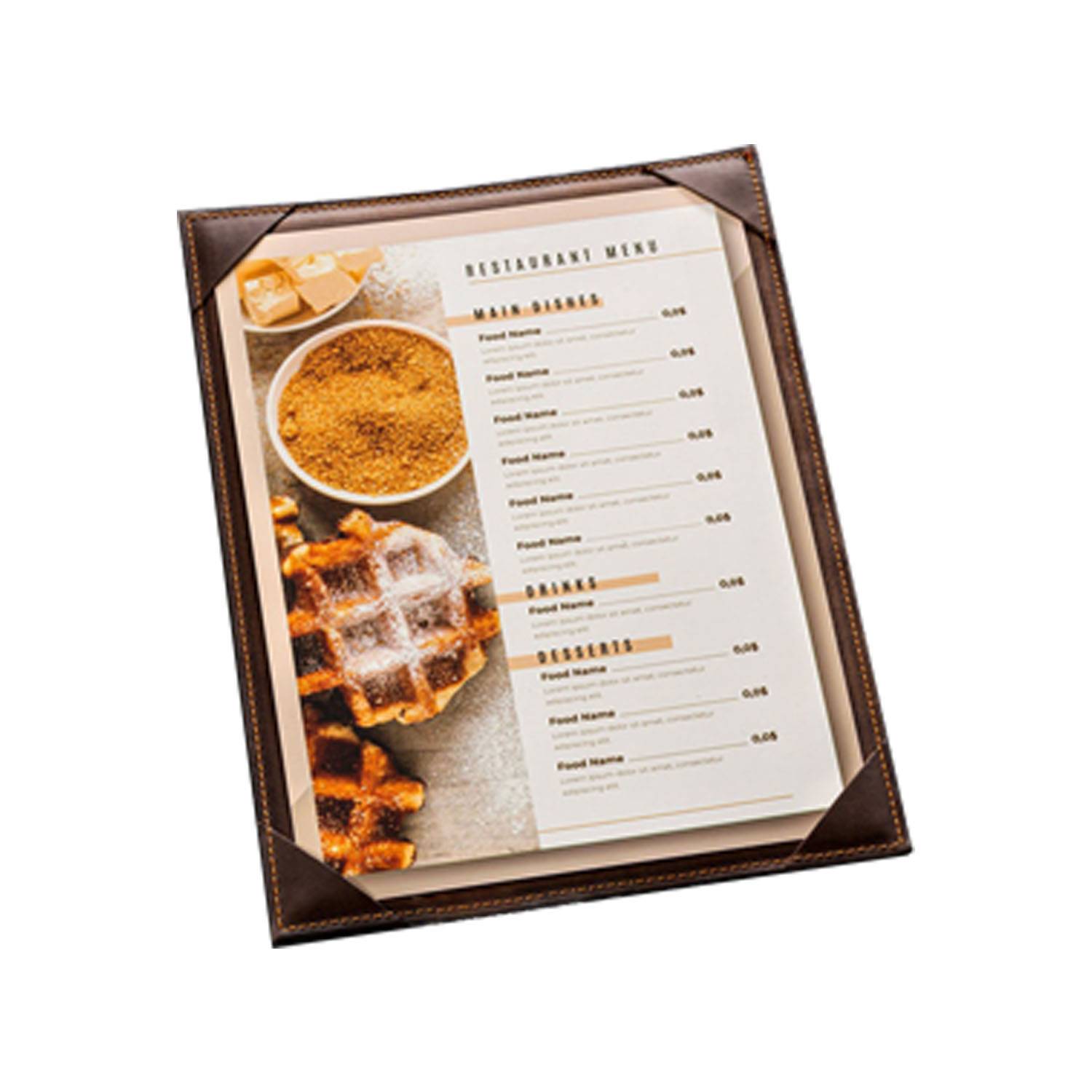 Polyurethane Leather Menu Cover 5