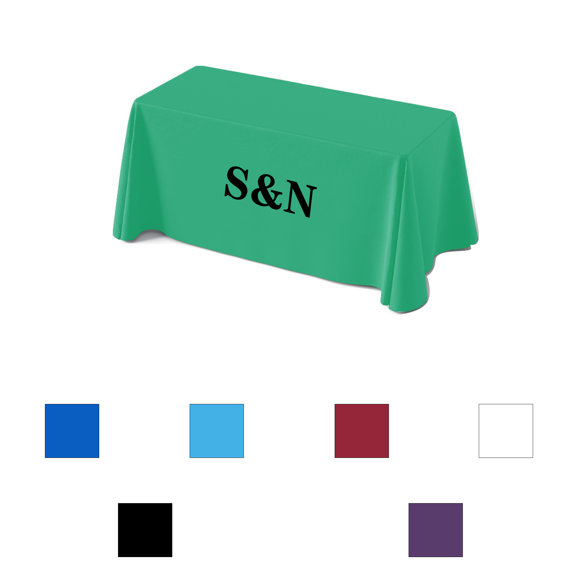 6ft Full Color Stretch Tablecloth 3