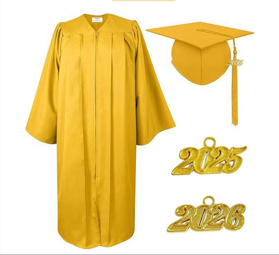 Graduation Gown with Cap and Tassel Set 2