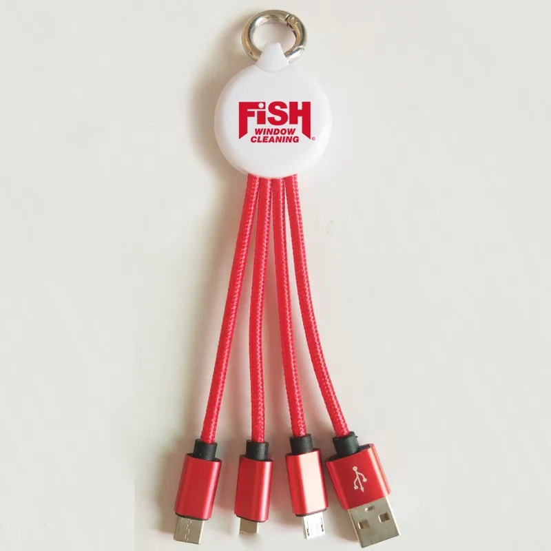 Promotional Round 3 In 1 Charging Cable 8