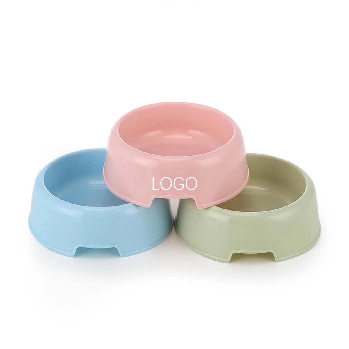 Plastic Pet Dog Food Bowls 5