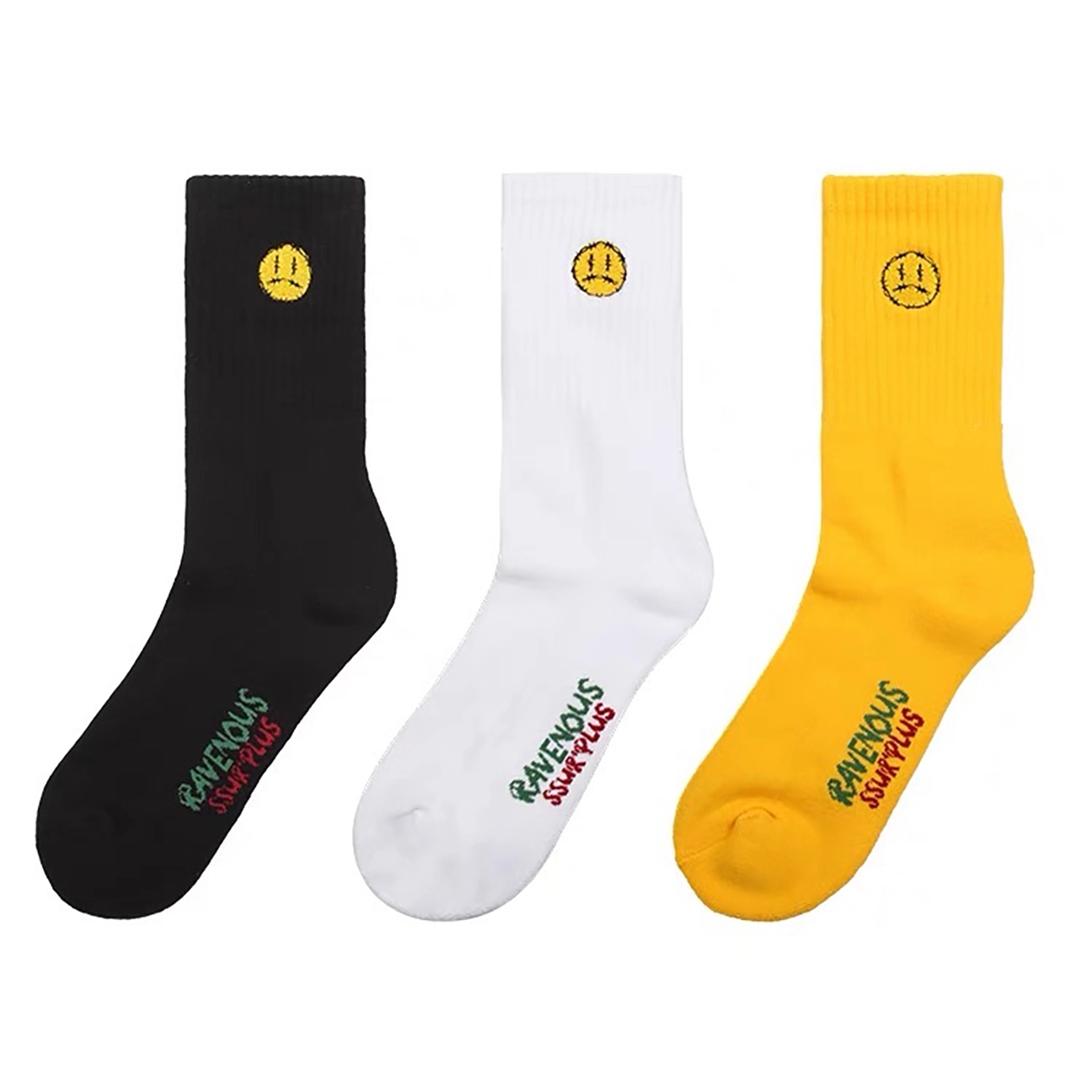 Custom Crew Socks with Embroidered logo 8