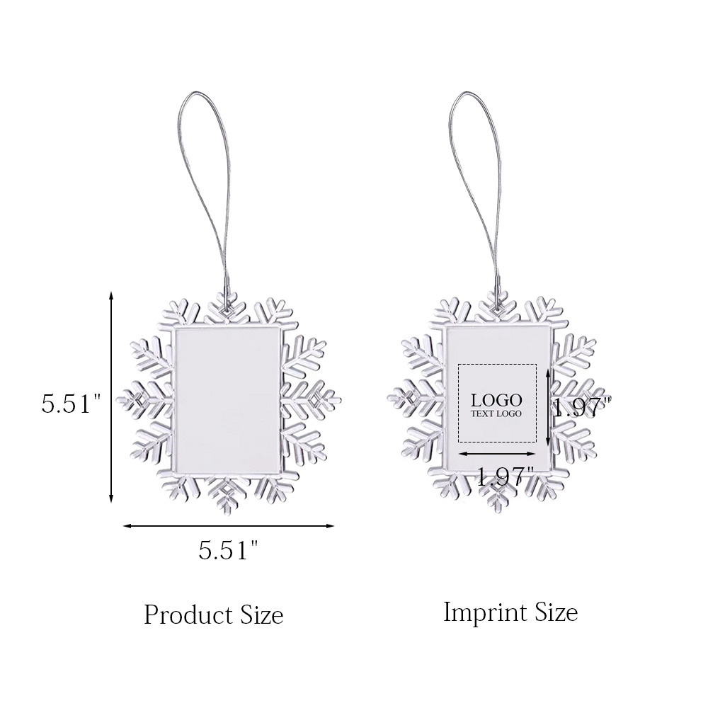 Snowflake Square Photo Frame(Large) 2