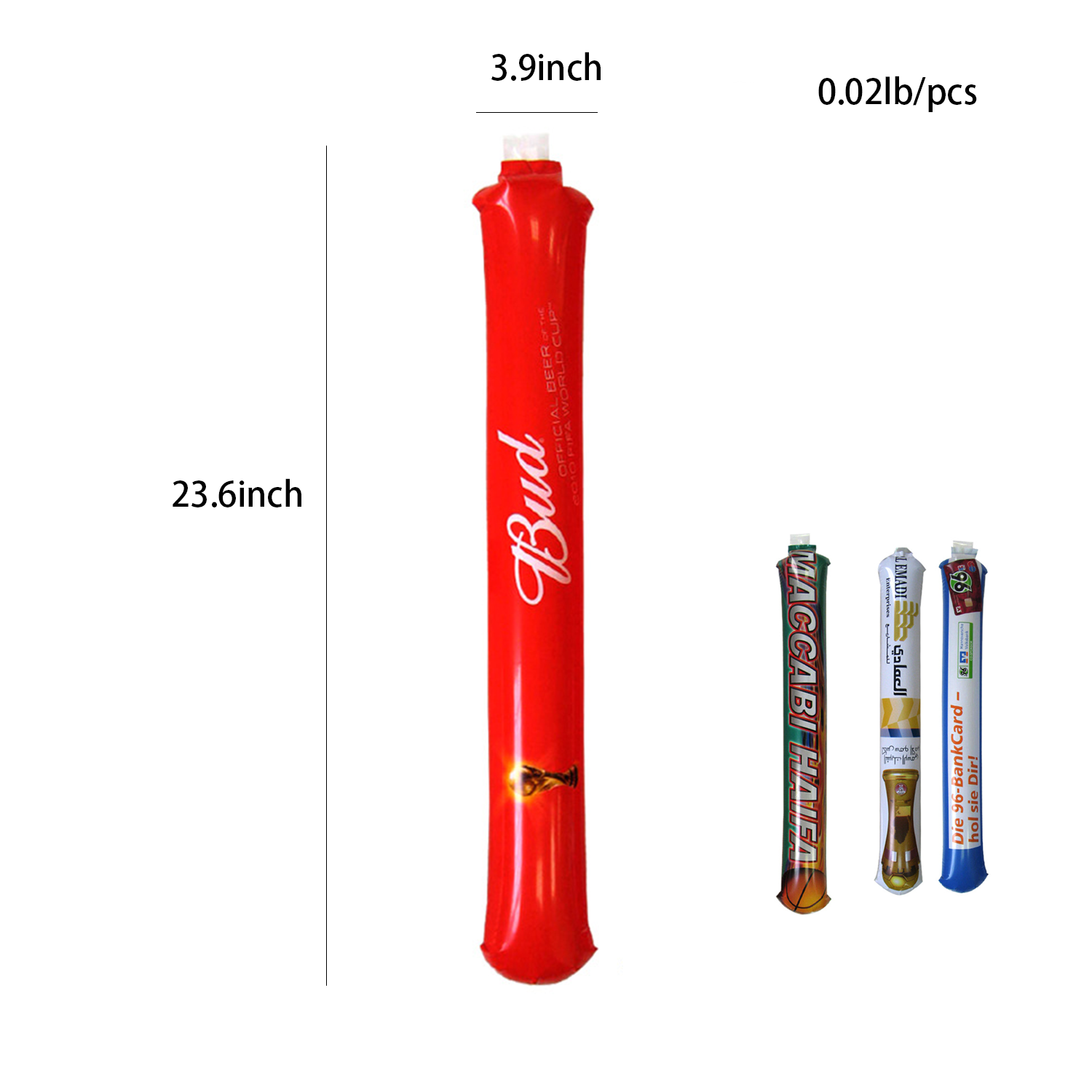 Custom Inflatable Thunder Sticks, Stadium Noisemakers 3