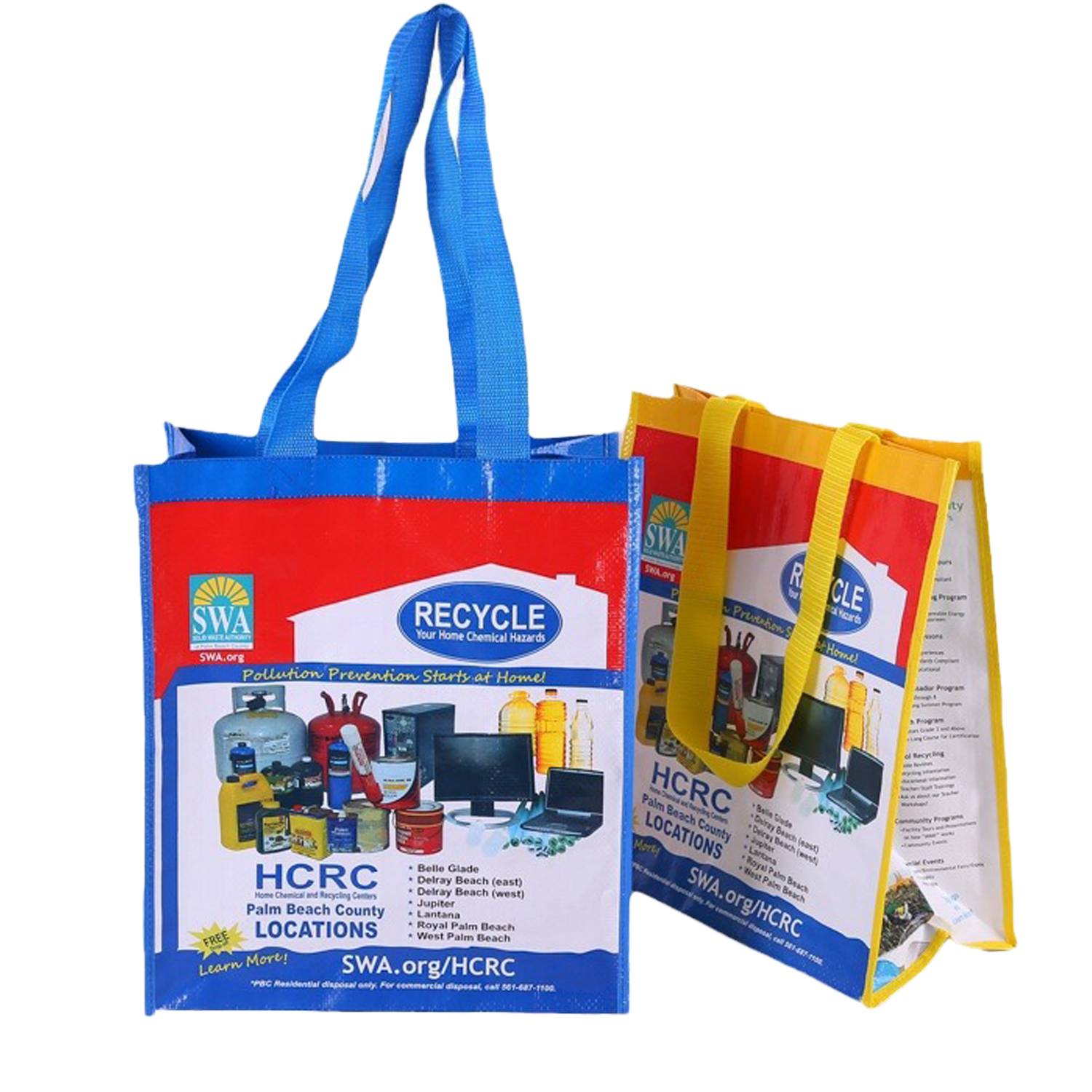 Custom Full Print Waterproof Handbag, custom tote bag with logo imprint 3
