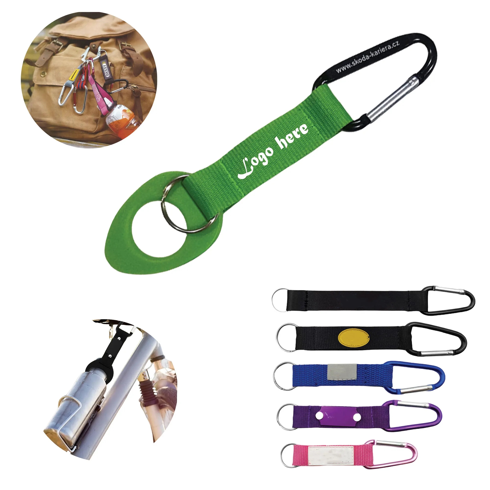 Polyester Spring Loaded Hiking Hook