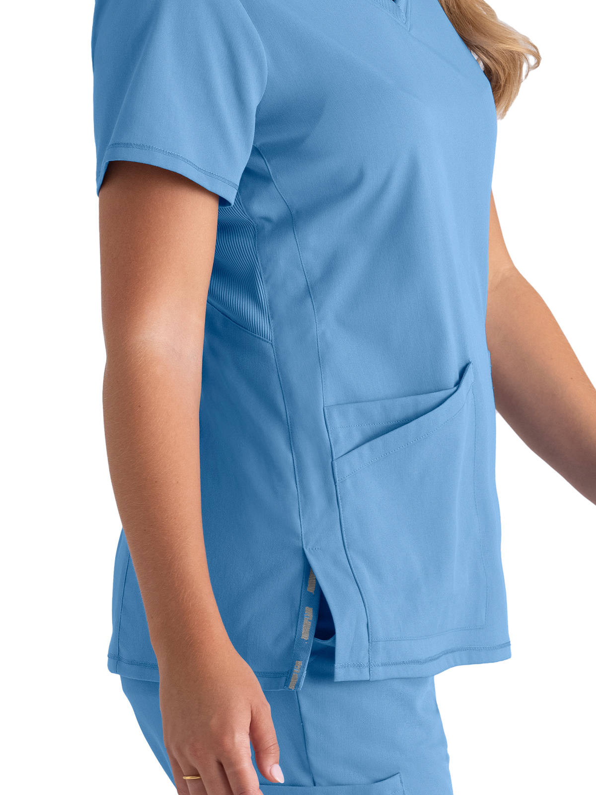 Grey's Anatomy Spandex Stretch - Women's Three-Pocket V-Neck Serena Scrub Top 37
