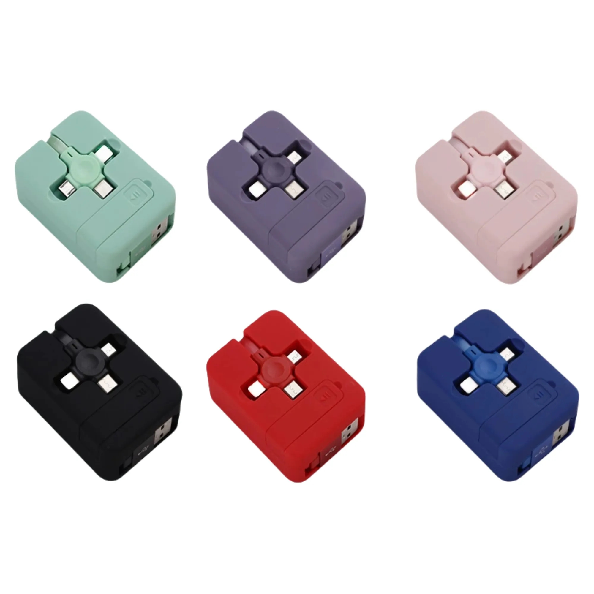 3 in 1 Charging Cable Retractable Roll 8