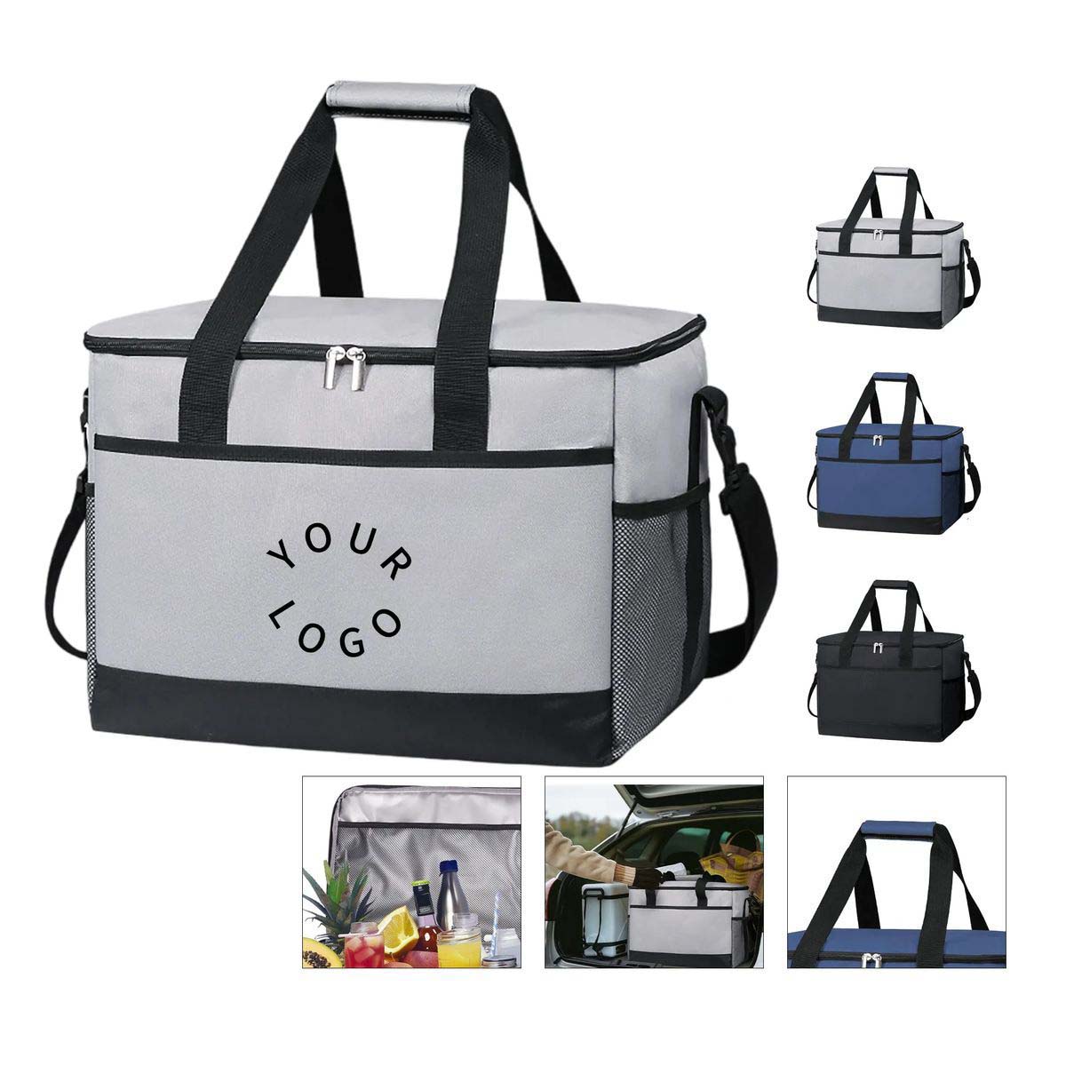 Oxford Picnic Bag with Compartments for Food Storage 2