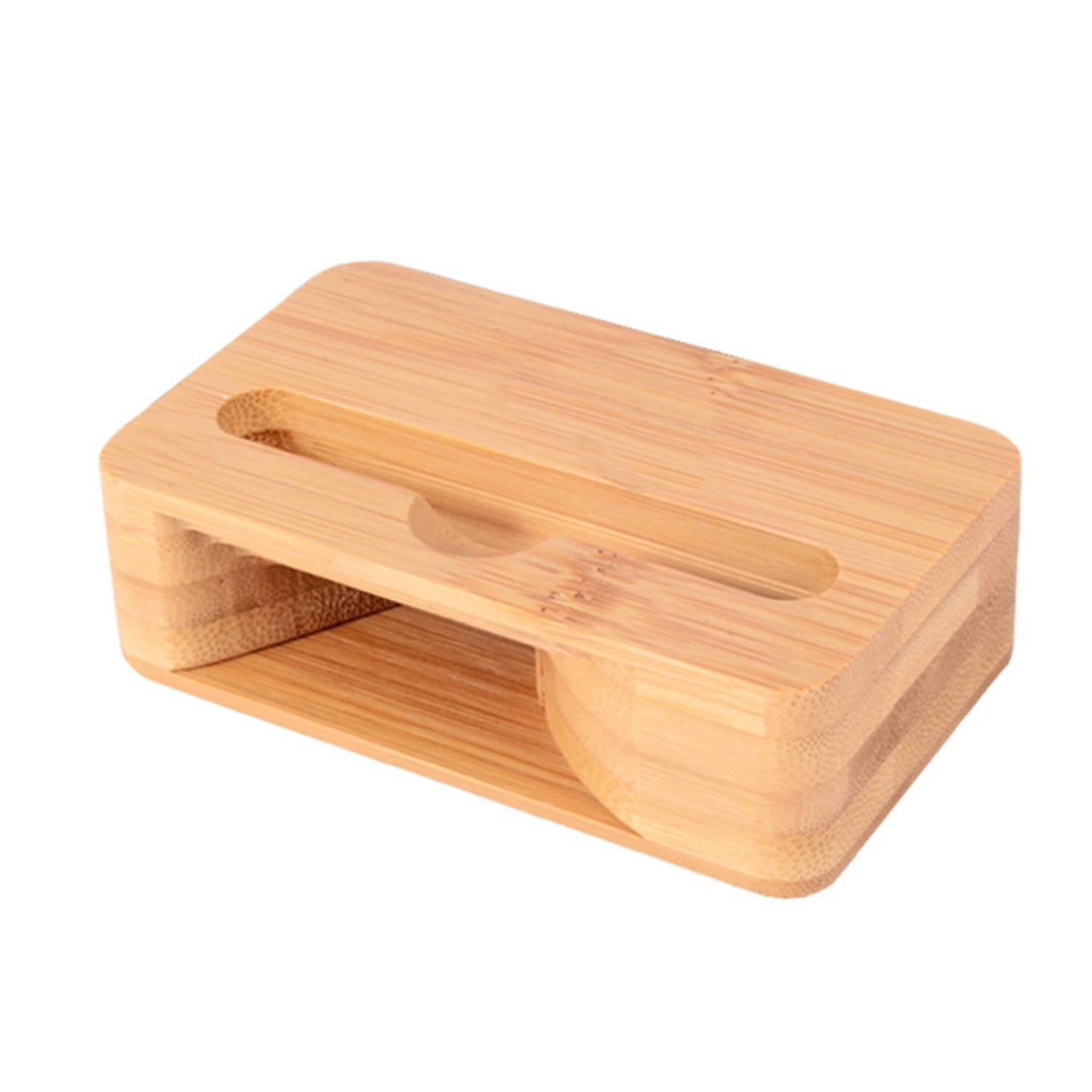 Bamboo Amplifying Phone Stand 4