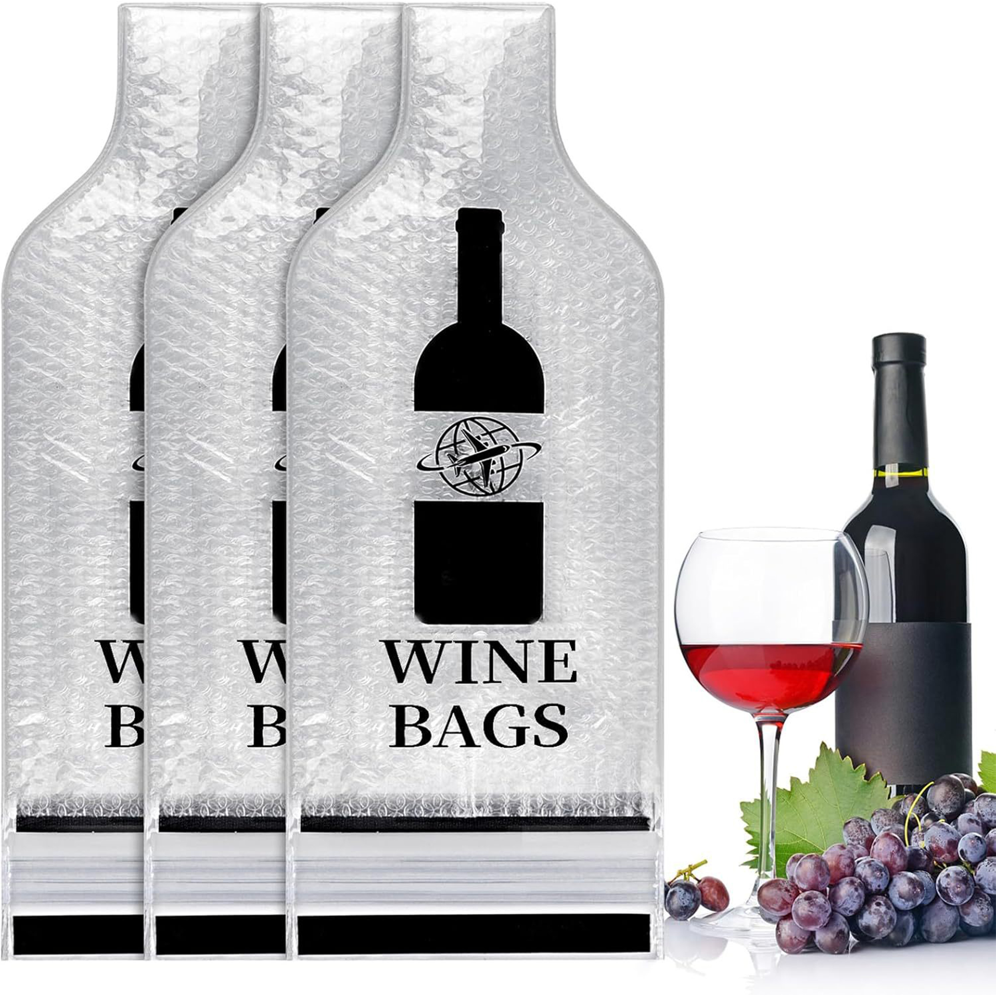 Travel Portable Wine Bottle Wrap Bag 3