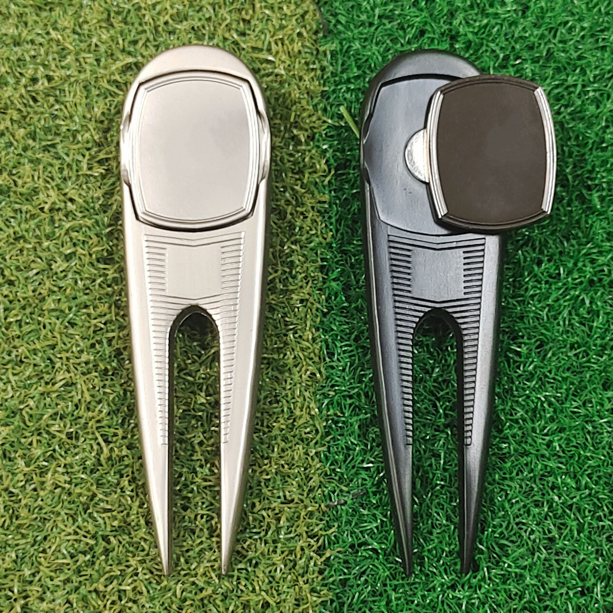 Metal Golf Divot Repair Tool with Ball Marker 4