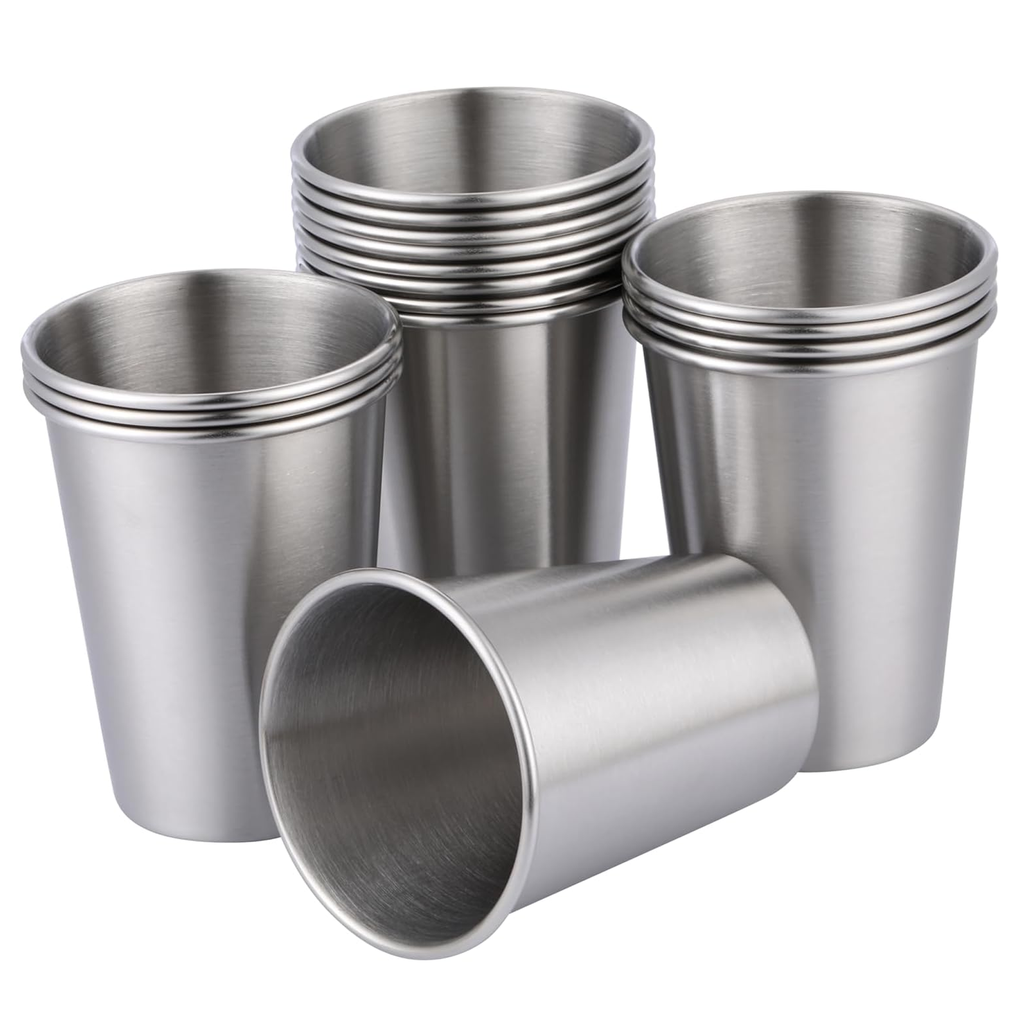 Stackable Metal Drinking Cup 12oz 3