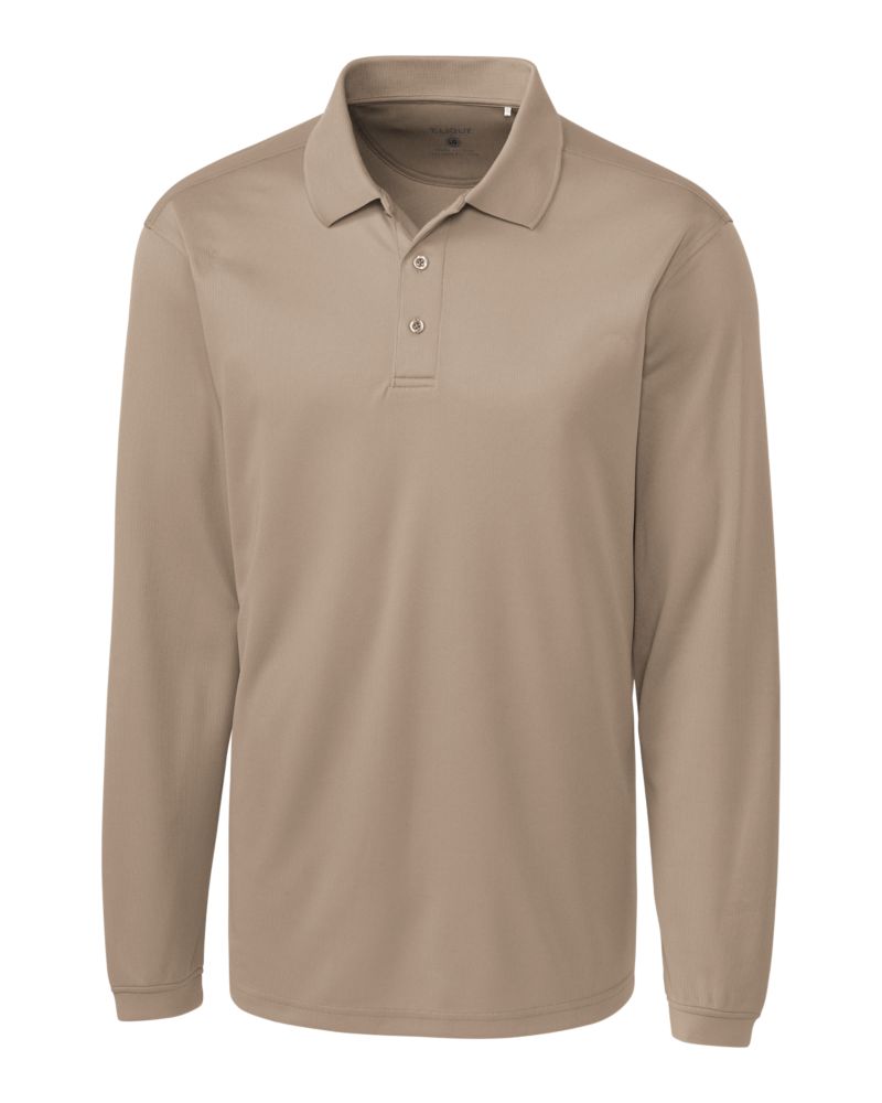 Clique Ice Pique Tech Mens Long Sleeve Polo 10