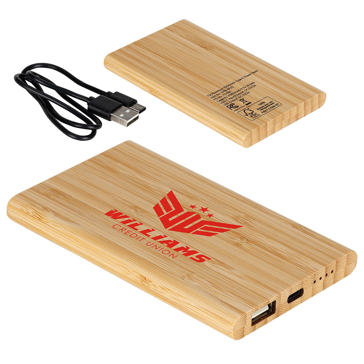 Bamboo 5000mAh Type-C Power Bank 9